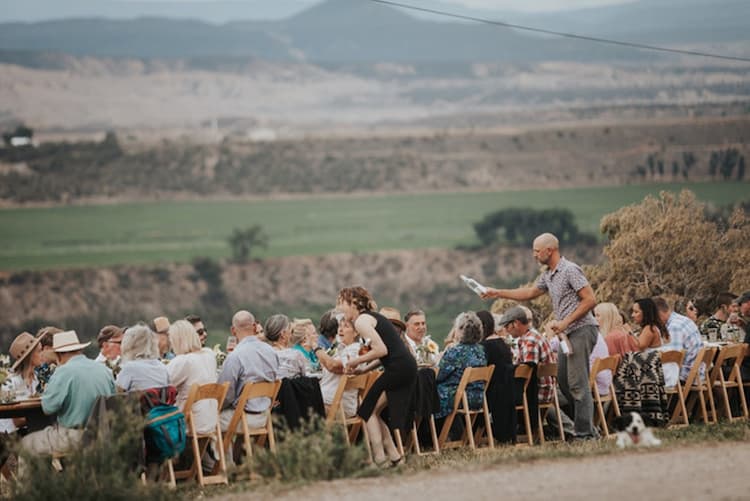 Wine tasting at the Storm Cellar in Hotchkiss, Colorado
